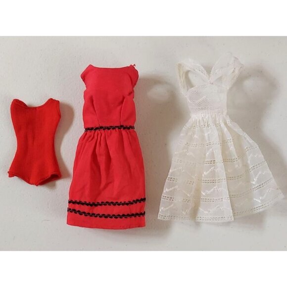 1962 Vintage Midge Barbie Doll #860 Brunette With Box, Dress, And Bathing Suit - Picture 11 of 12